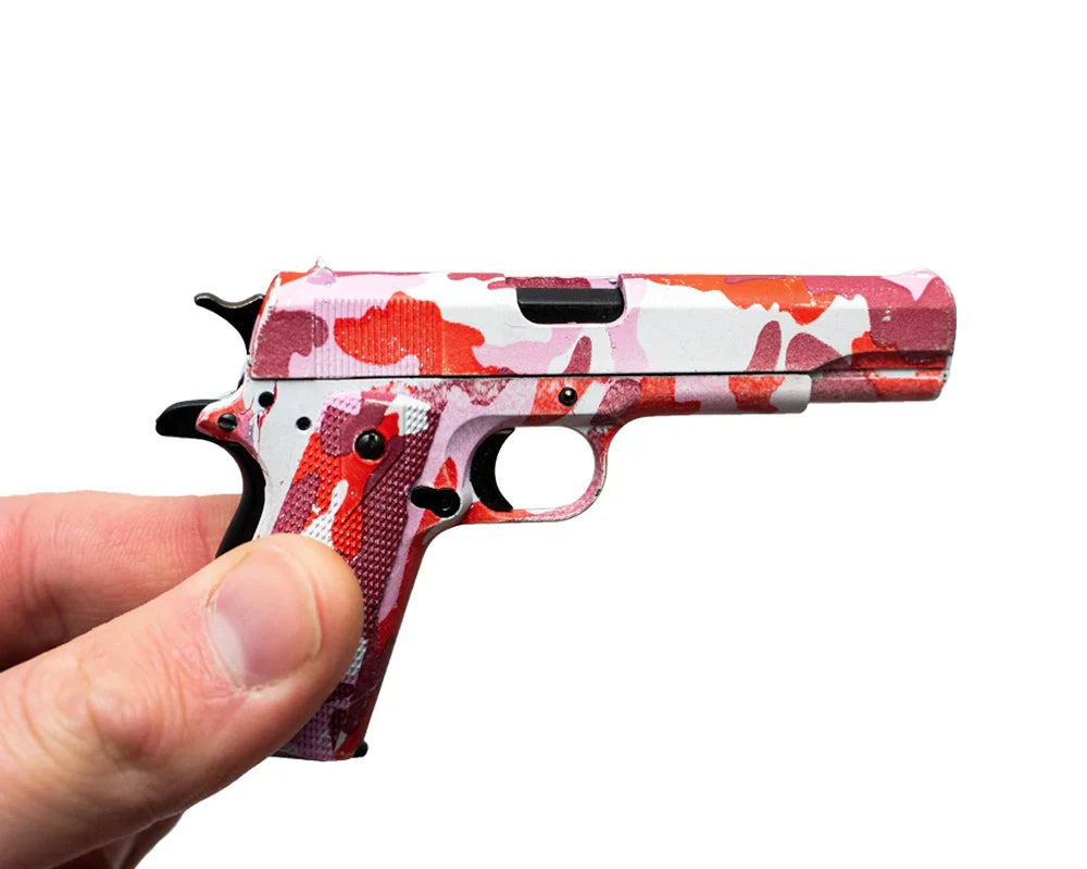 Goat Guns Mini 1911 1:2.5 Scale Model - Pink Camouflage