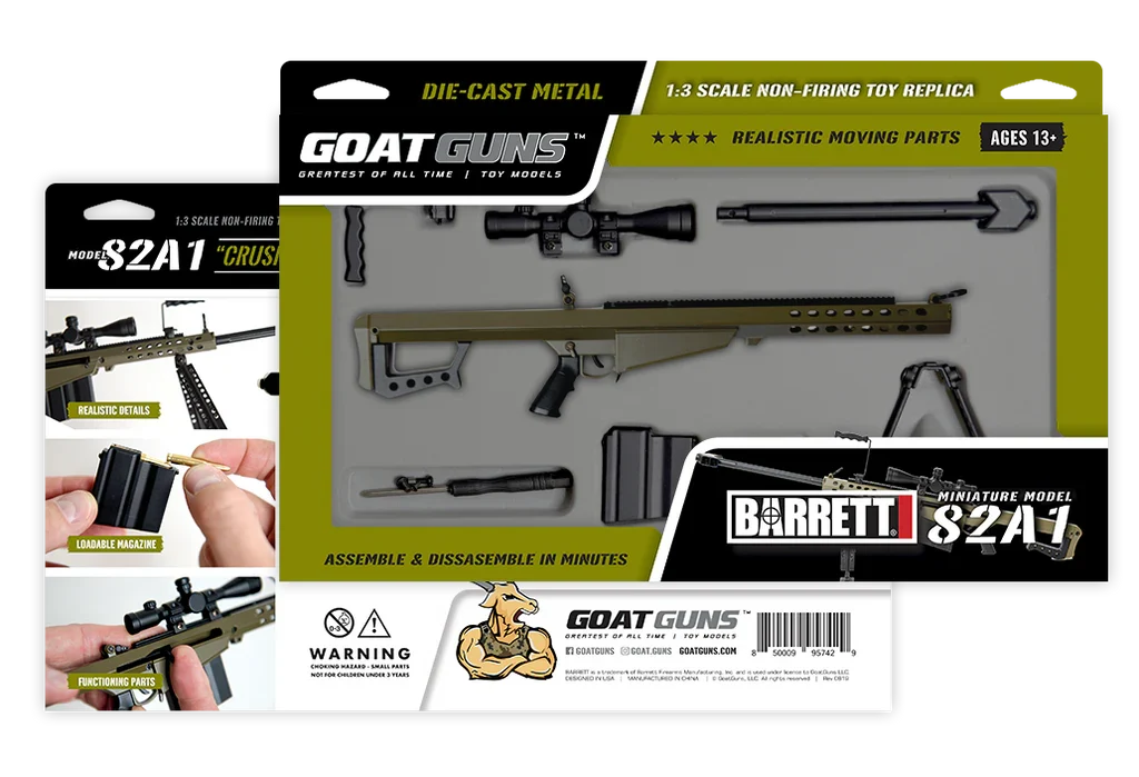 Goat Guns .50cal Scale Model - Olive