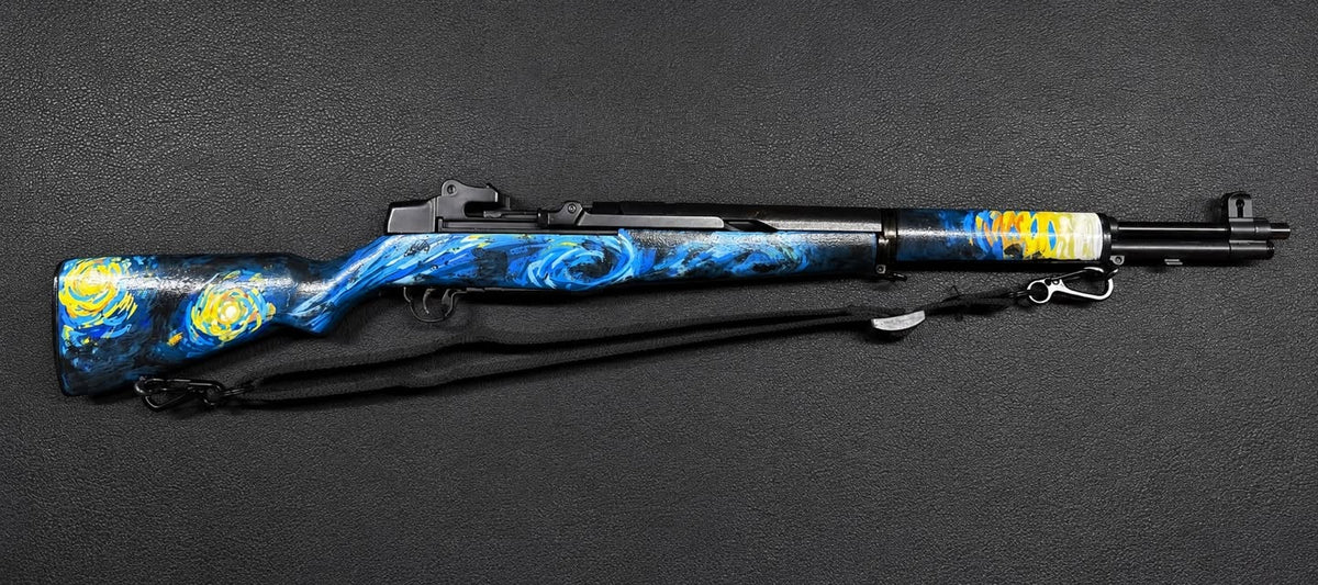 Custom painted M1 Garand - Van Goat