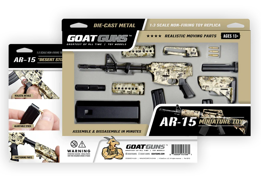Goat Guns AR15 1:3 Scale Model - Camo