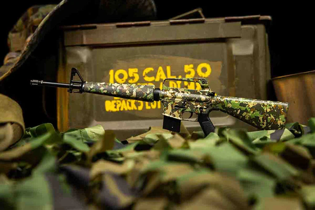 Goat Guns Mini M16A1 1:3 Scale Model - Camo