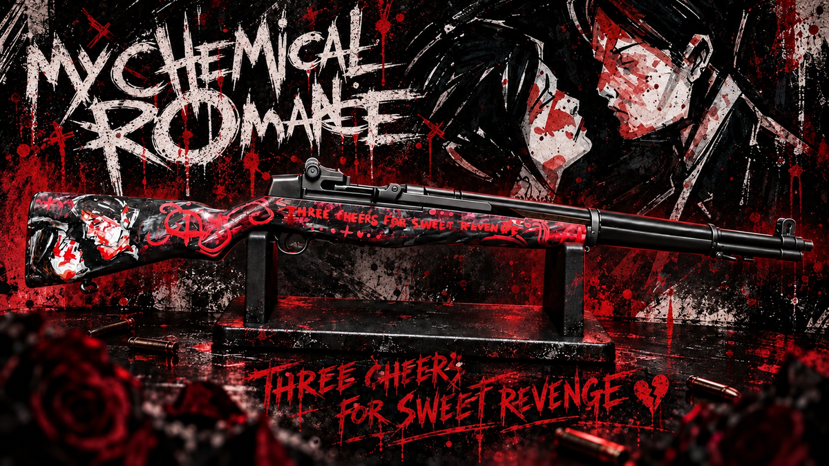 Custom painted M1 Garand - MCR