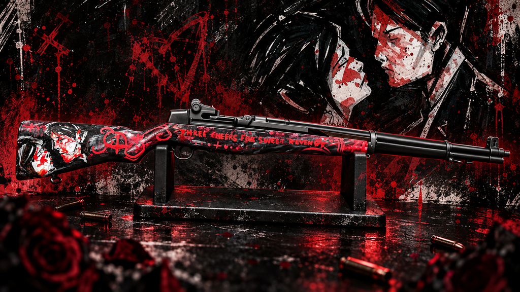 Custom painted M1 Garand - MCR