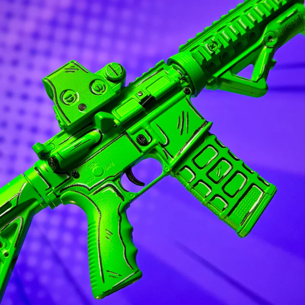 Goat Guns Limited Edition Green Cel-Shaded AR15 Model