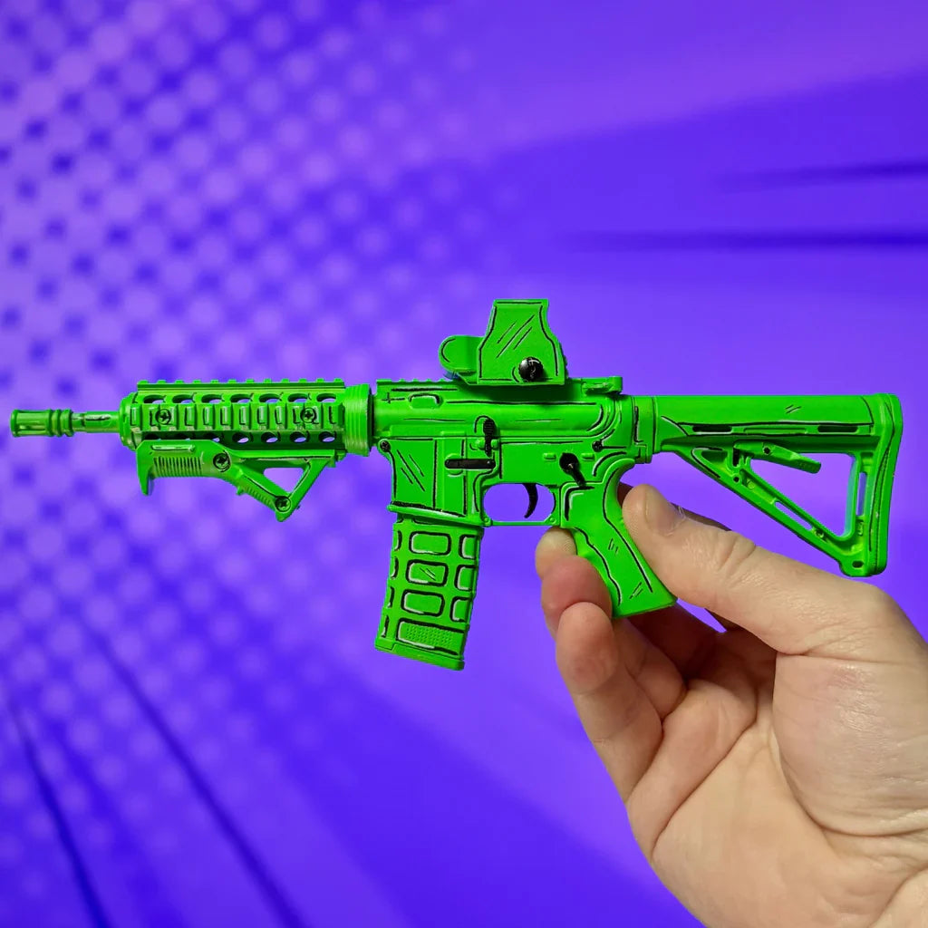 Goat Guns Limited Edition Green Cel-Shaded AR15 Model