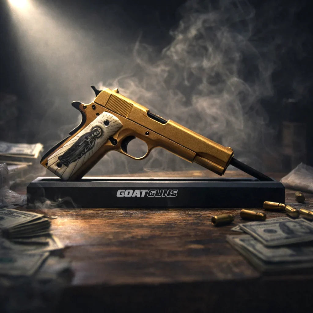 Goat Guns Silver Gold 1911 'El Jefe' Limited Edition Model
