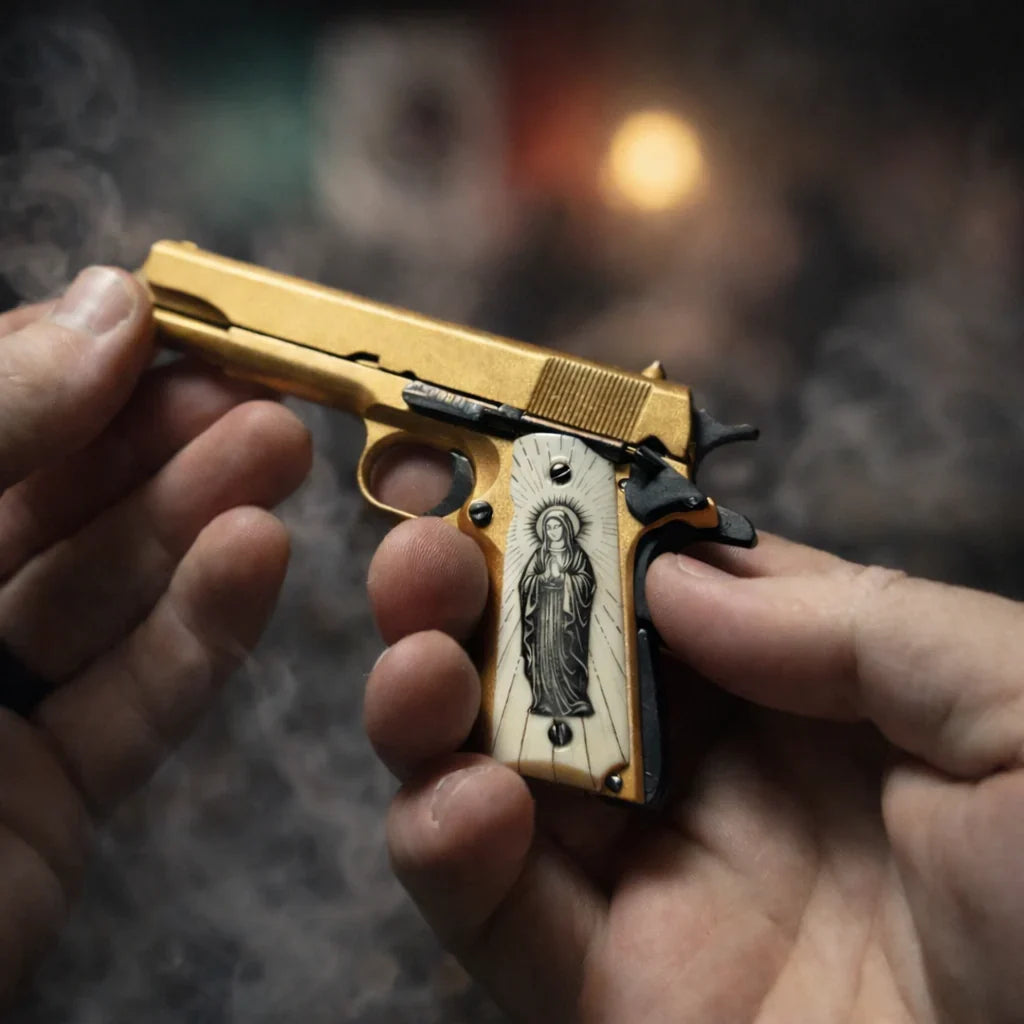 Goat Guns Silver Gold 1911 'El Jefe' Limited Edition Model