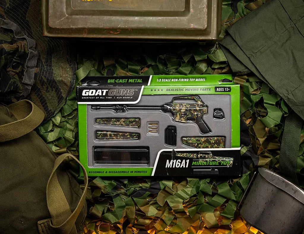 Goat Guns Mini M16A1 1:3 Scale Model - Camo