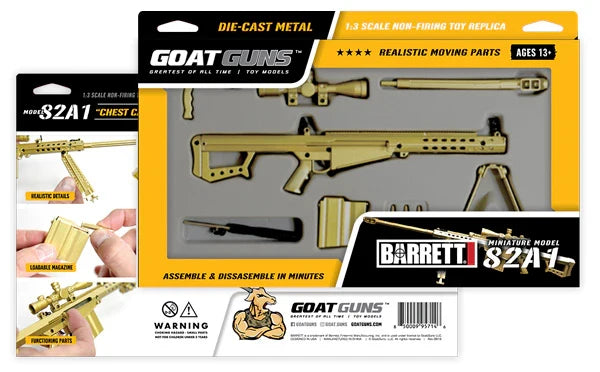 Goat Guns BARRETT 50cal Model - Gold
