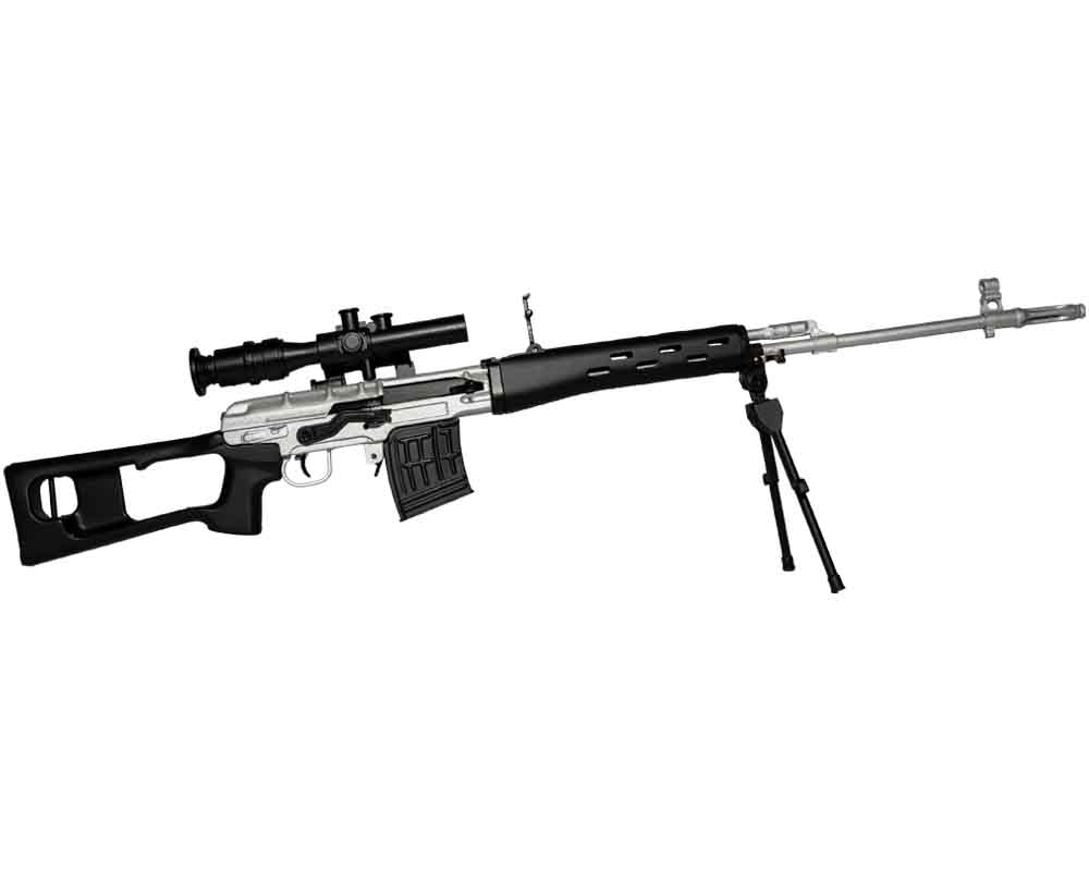 Goat Guns SVD 1:4 Scale Model Silver - Limited Edition