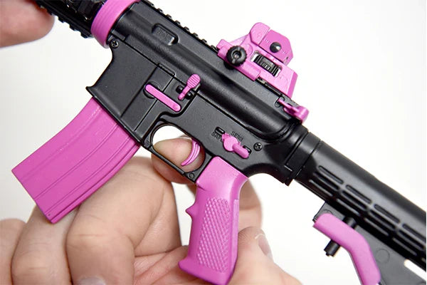 Goat Guns Mini Pink AR 1:3 Scale Model