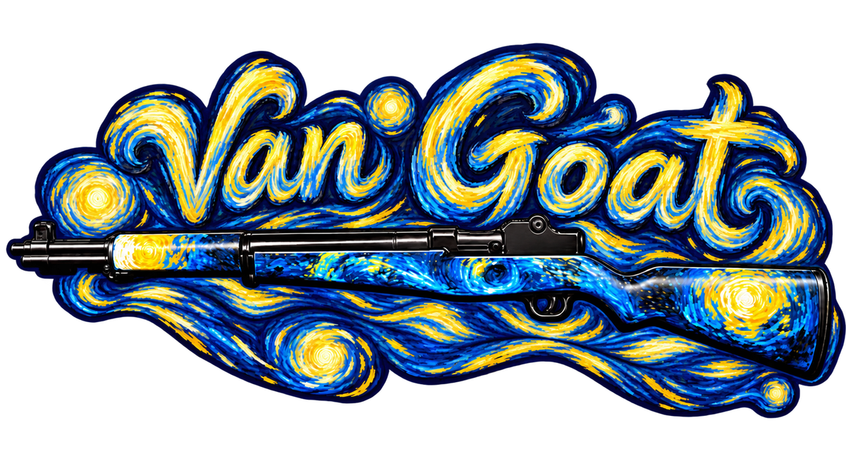 Custom painted M1 Garand - Van Goat