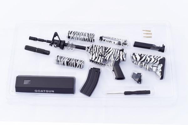 Goat Guns Mini AR 1:3 Scale Model - Zebra