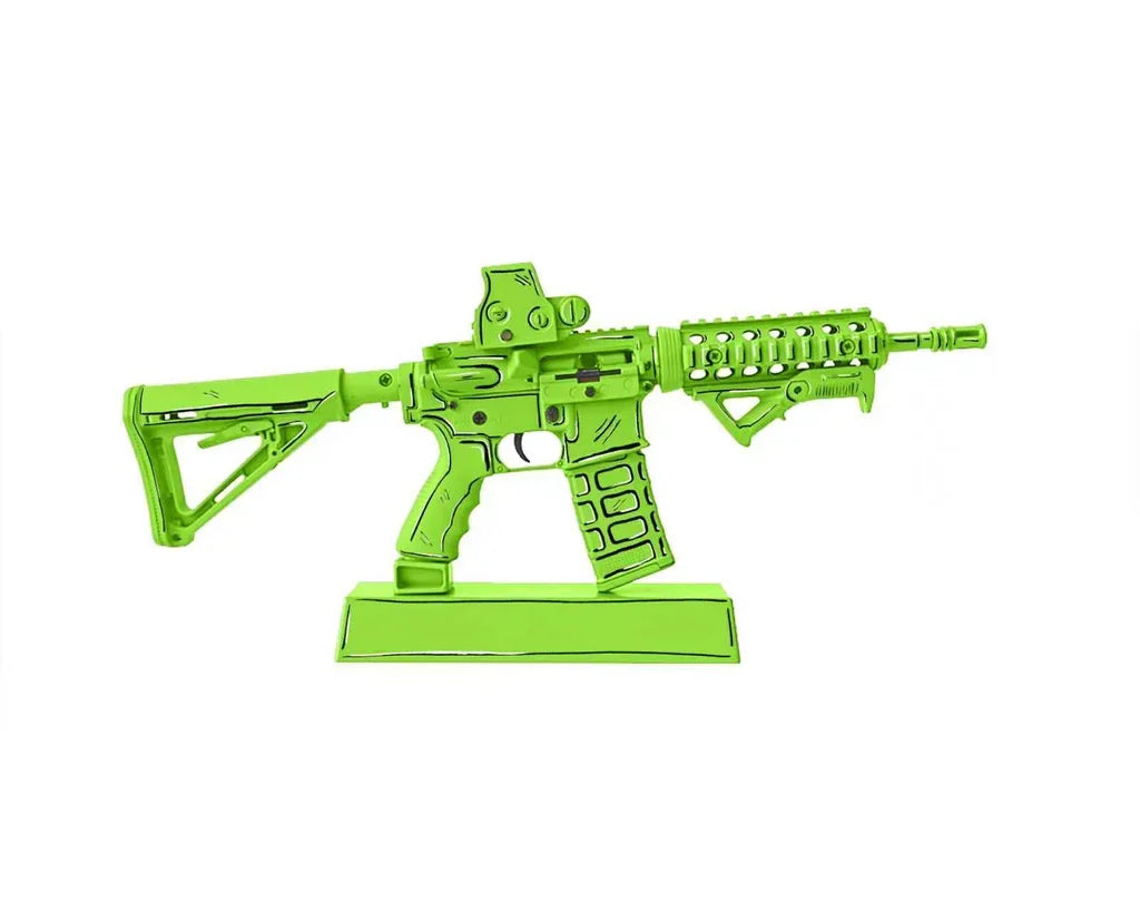 Goat Guns Limited Edition Green Cel-Shaded AR15 Model