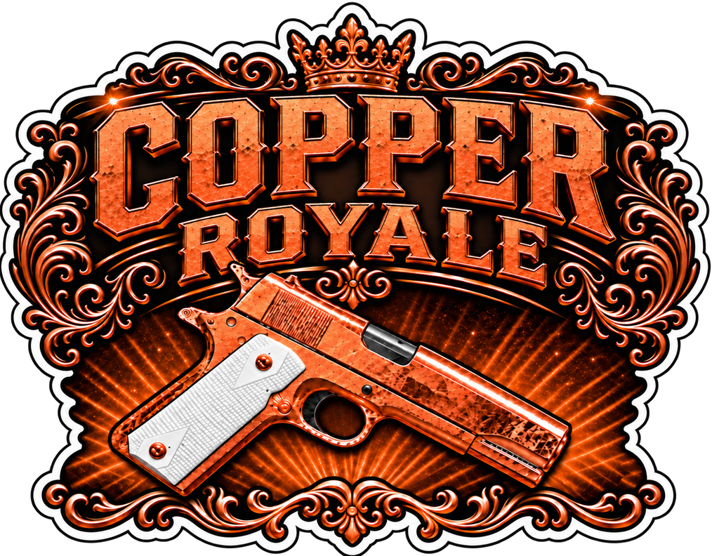 Custom painted 1911 - Copper Royale
