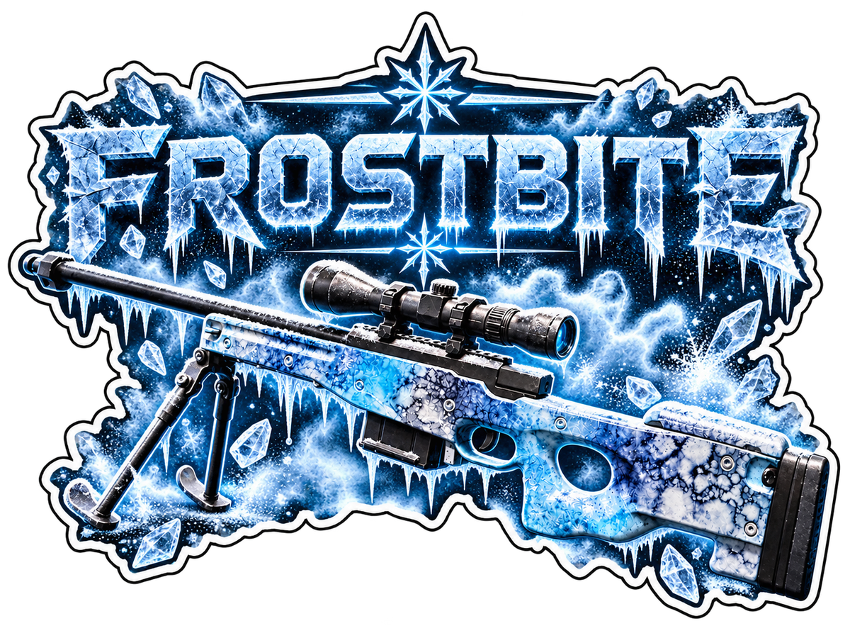 Custom painted SR Sniper - Frostbite
