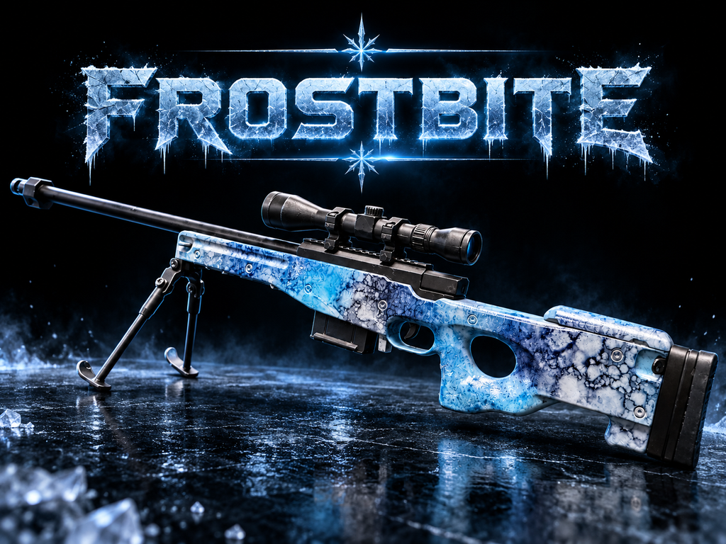 Custom painted SR Sniper - Frostbite