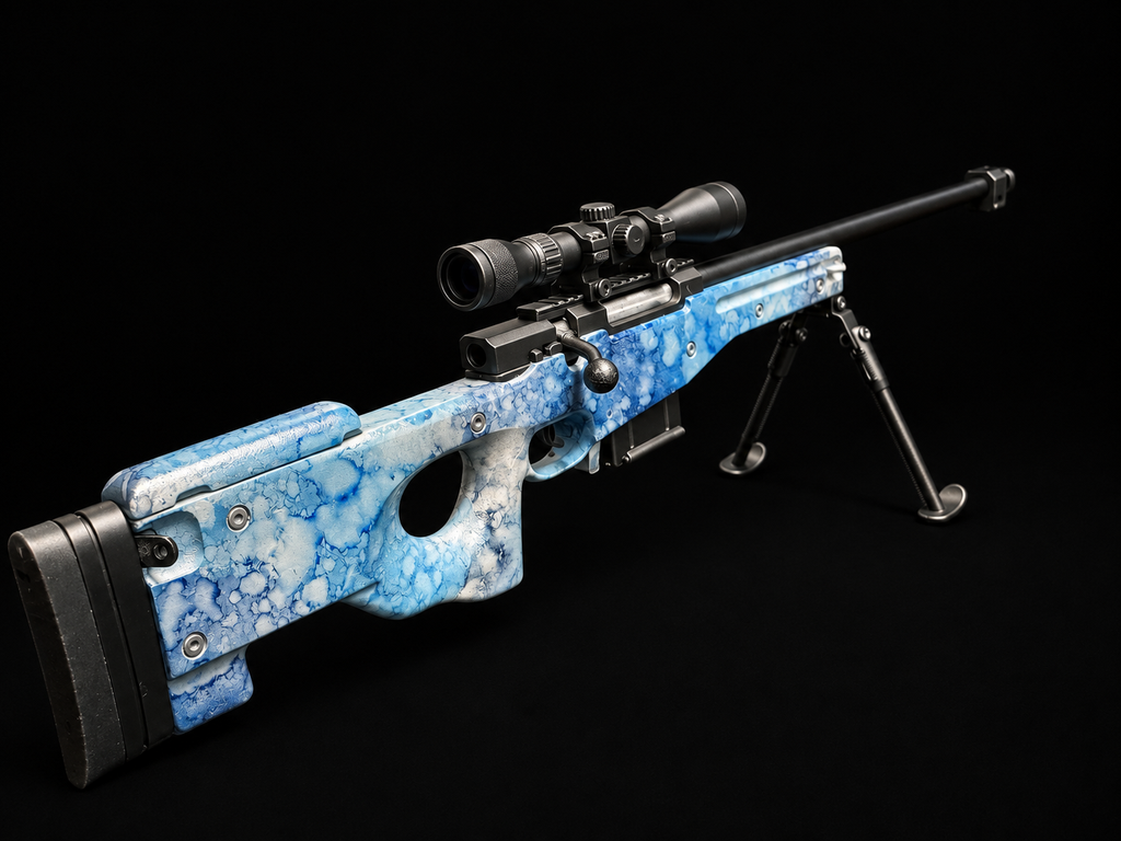 Custom painted SR Sniper - Frostbite