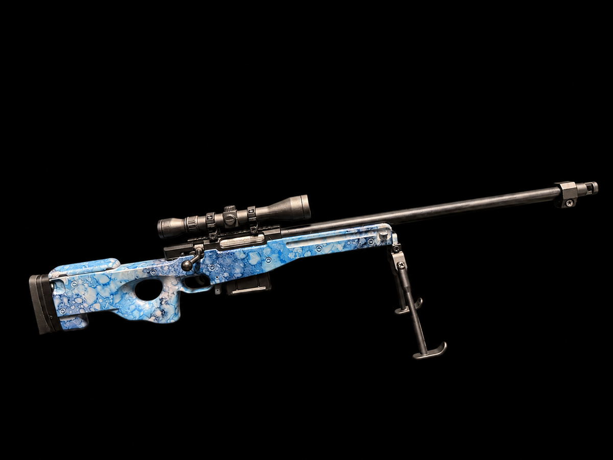 Custom painted SR Sniper - Frostbite