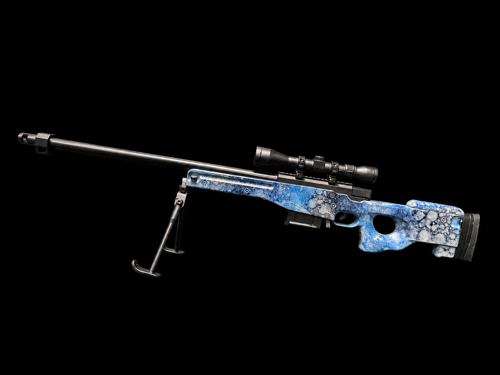 Custom painted SR Sniper - Frostbite