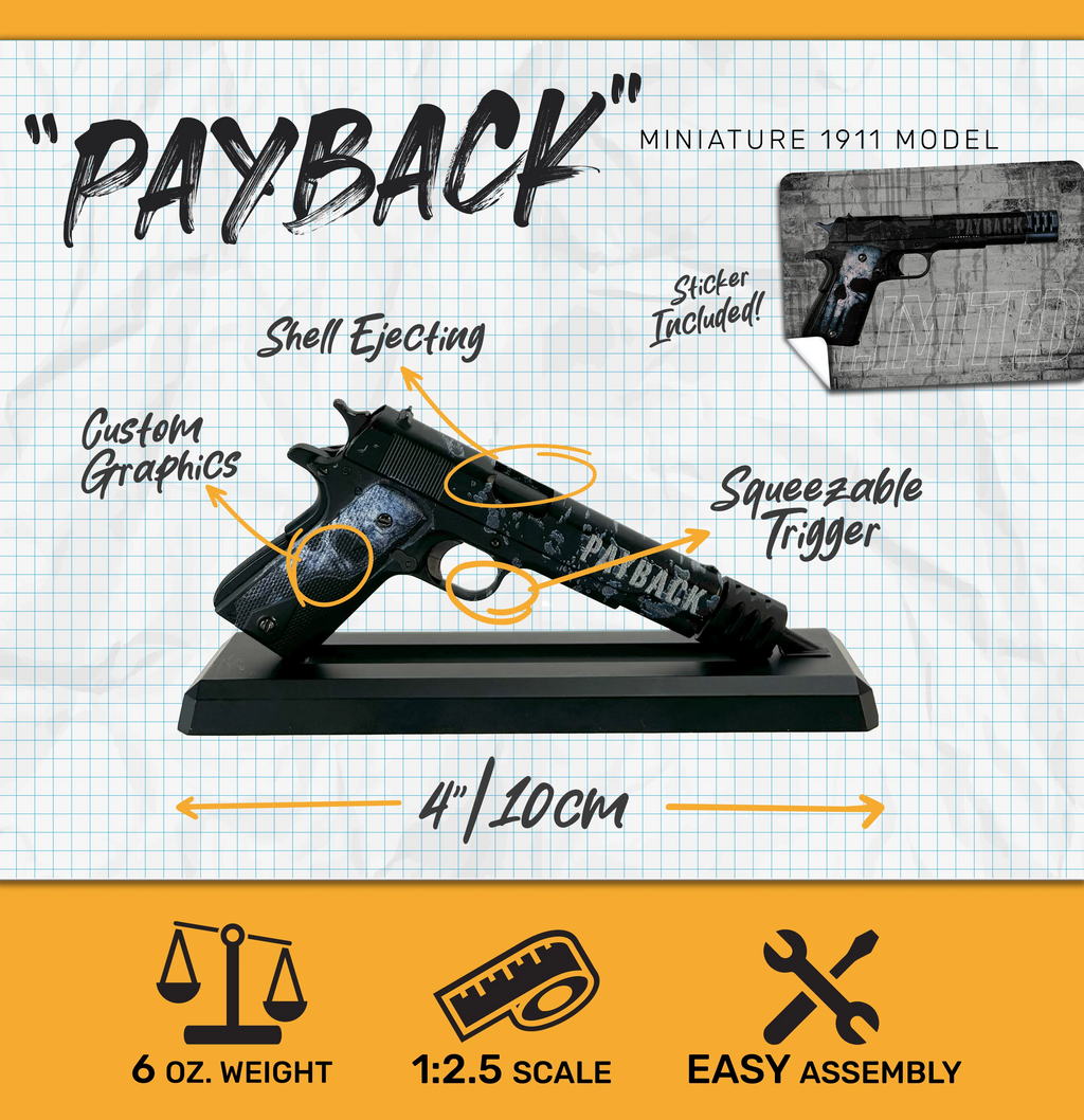 Goat Guns Payback Limited 1911 1:2.5 Scale Model