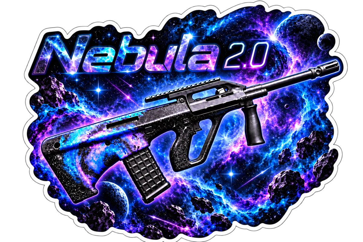 Custom painted Bull Pup - Nebula 2.0