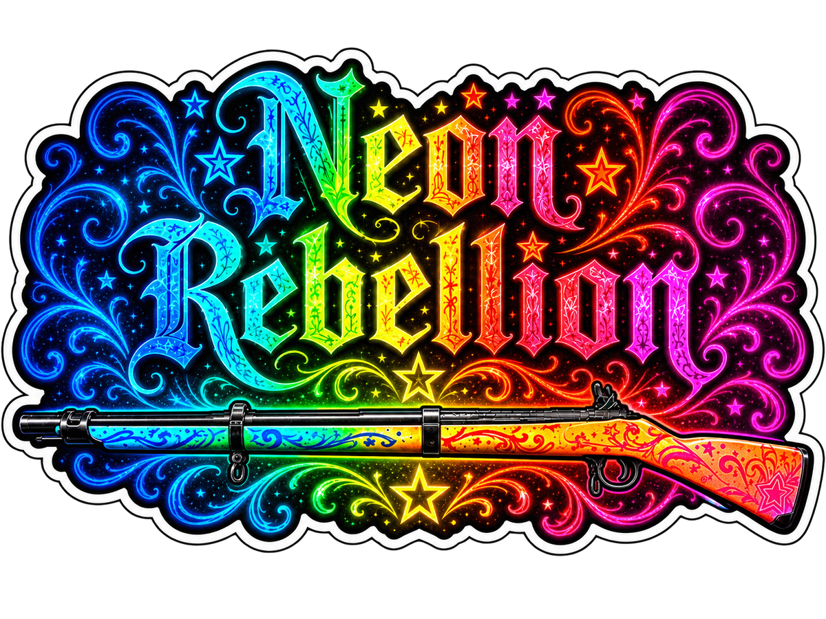 Custom painted Musket - Neon Rebellion